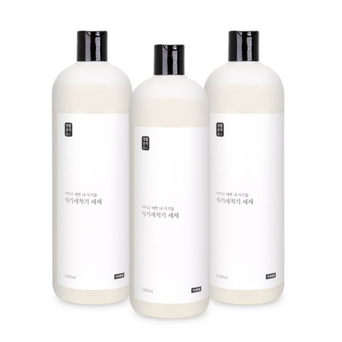 생활공작소 식기세척기용 액체세제, 1L, 3개