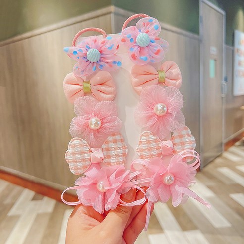 은은한 아름다움이 피어나는 순간, 은꽃밴드 쌍쌍 헤어핀 세트