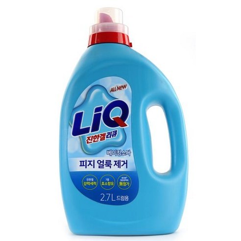 리큐 진한겔 베이킹소다 액체세제 드럼용, 2.7L, 1개