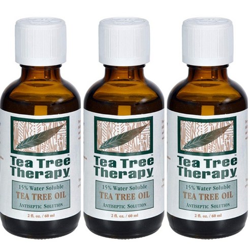 티트리테라피 15% 수용성 티 트리 오일, 60ml, 3개