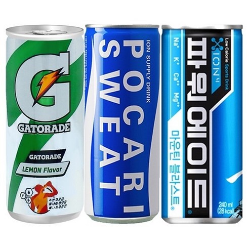 파워 음료 세트 30개, 240ml (포카리스웨트 10캔, 게토레이 10캔, 파워에이드 10캔) – 상세페이지 참조 포카리캔 파워 음료 세트 30개, 240ml (포카리스웨트 10캔, 게토레이 10캔, 파워에이드 10캔) – 상세페이지 참조 포카리캔