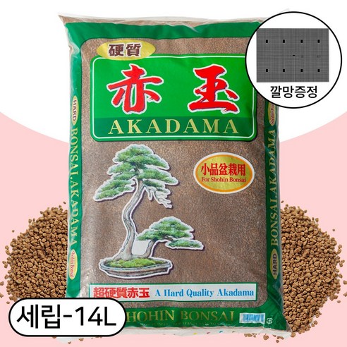 [천삼백케이] [농업회사법인 세경팜 주식회사] 적옥토 14L 대용량 세립 야생화 어항 흙 초경질 분재 - 돌/자갈 | 쿠팡