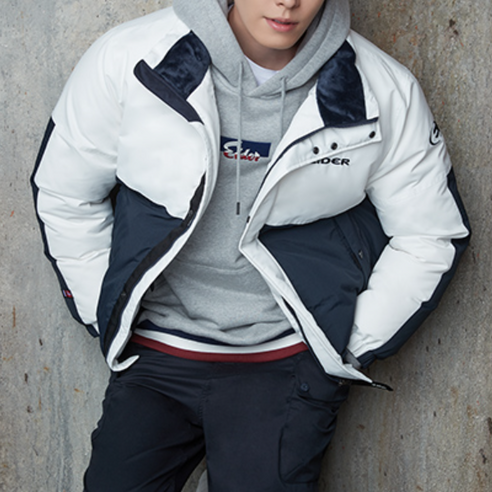 아이더 아이더(EIDER) 이월상품 남녀공용 블럭형 다운자켓 베이직스타일 세련된캐주얼룩제안 DMW20565 MAGNI (마그니) 남성 W2