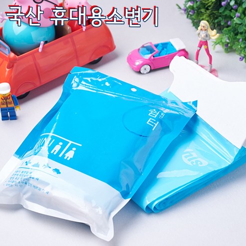 HLS MINI T 휴대용 소변기 500ml, 7개입