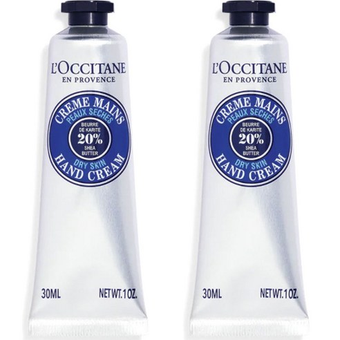 록시땅 시어 버터 드라이 스킨 핸드 크림, 2개, 30ml
