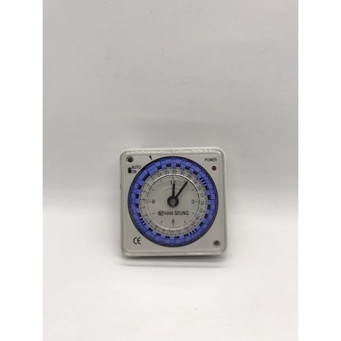 HTS-24M / HTS-24BM 정전보상 아날로그 타이머 스위치 1개 한승계기 HTS-24M / HTS-24BM 정전보상 아날로그 타이머 스위치 1개 한승계기