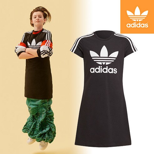 아디다스 ADIDAS 성인여성가능 주니어 오리지널 아디컬러 반팔원피스 HK0289 169648