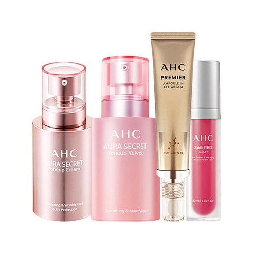 AHC 아우라 시크릿 톤업크림 50g 톤업벨벳아이크림시즌11레드세럼, 3.프리미어 앰플 인 아이크림 시즌11 40ml, 1개
