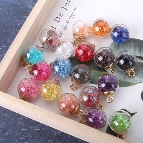 14k 펜던트 메달 베일(Bail) 고리 목걸이 DIY 부자재 재료, 미니, 로즈골드, 1개 이니셜펜던트 12 짱패브릭 글라스볼 비즈 팬던트 목걸이장식 키링장식, 믹스, 1개