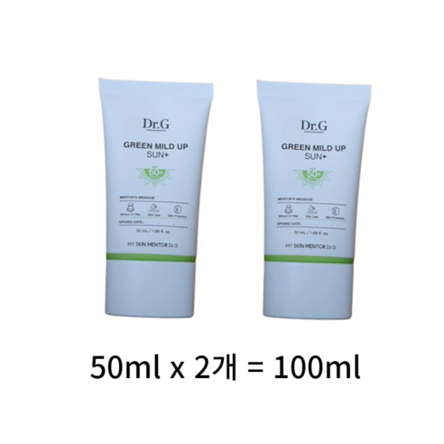 닥터지 그린 마일드 업 선 플러스 SPF50+ PA++++, 100ml, 1개