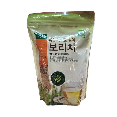 국산 유기농 발아 보리차 500g(알곡), 500g, 1개