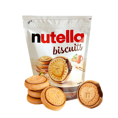 누텔라 비스킷 304g Nutella 과자 초코쿠키, 1개 
과자/초콜릿/시리얼