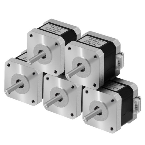 Retemporel 17 스테퍼 모터 바이폴라 1.5A (17HS4401) 42N.Cm 높은 토크 1.8도 38MM 3D 프린터 / CNC 용 4 리드 1M 케이블, 보여진 바와 같이