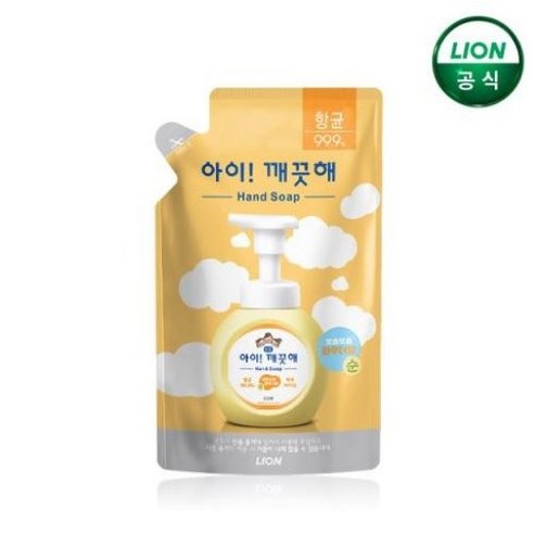 아이깨끗해 순 폼 핸드 솝 파우더향, 200ml, 1개