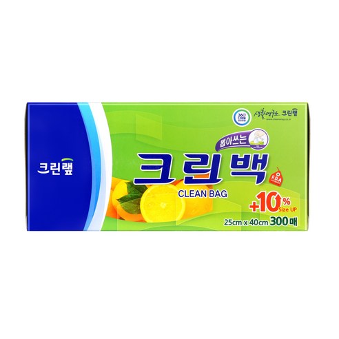 크린랲 크린백 25 x 40 cm, 300개입, 1세트