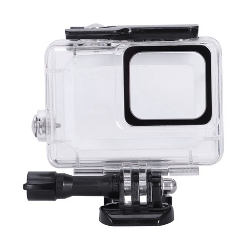Gopro Hero7 화이트 및 Hero7 실버 보호 45M 수중 다이브 케이스 쉘을위한 방수 하우징 Go Pro Hero7 액션 카메라, 하나, 검정