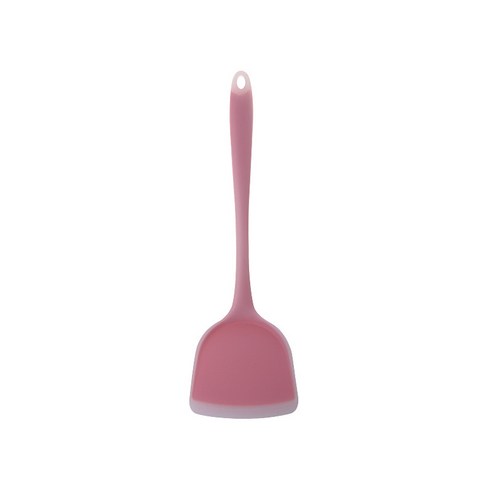 주방 요리 숟가락 삽 요리 숟가락 삽 안 끈적끈적하다 냄비 볶음 냄비 삽 중화 실리콘 삽, 1 건, 투명 분말
