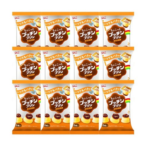 글리코 커스타드맛 푸딩 120g x4봉, 4개