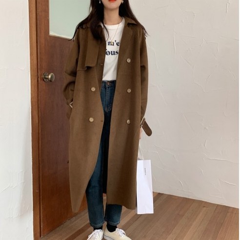 Sorfil 모직 여춘추여성 코트