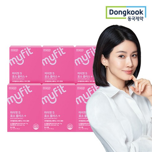 동국제약 마이핏S 효소 플러스 레몬맛, 90g, 6개