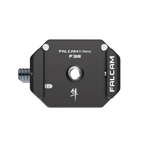 FALCAM F38 퀵릴리즈 플레이트 시스템 – DSLR 카메라 삼각대 짐벌에 적합한 1/4 인치 및 3/8 나사, Arca-스위스 구멍 포함, 2.top 1인방송 전문관