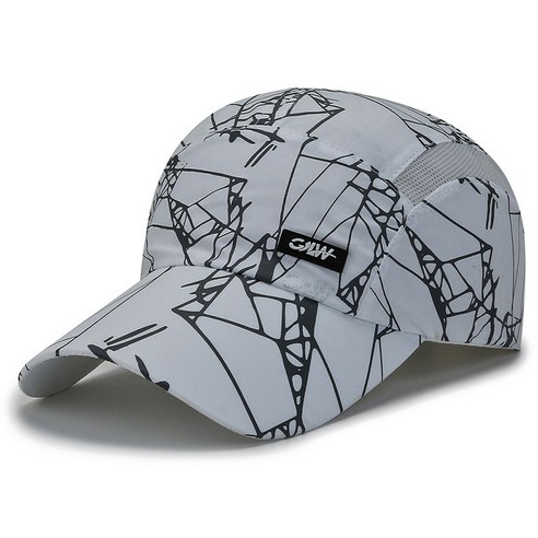 DFMEI 새로운 속건성 야구 모자 야외 양산 자외선 차단제 모자 정점 모자 낚시 모자, DFMEI 화이트