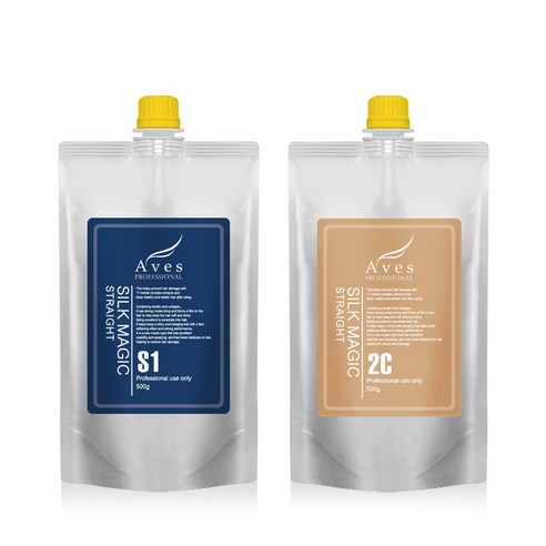 아베스 실크 매직 손상모 500g 1제 2제 세트 다운펌 셀프매직약, 1개, 500ml