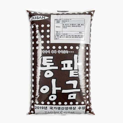 밤앙금 태산 통팥 앙금 5kg 빵 떡 앙꼬, 1개 Best Top5