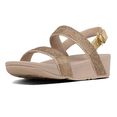 핏플랍 로티 쉬머 크리스탈 백스트랩 샌들 아티산골드 여성