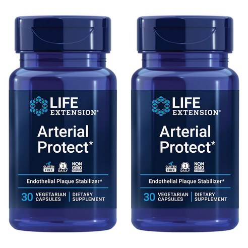 라이프익스텐션 아터리얼 프로텍트 베지테리안 캡슐, 30정, 2개