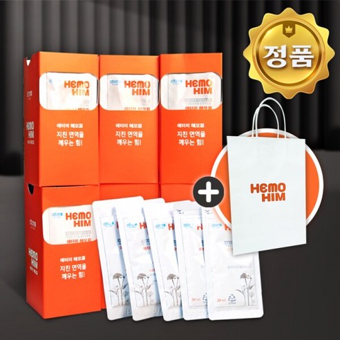 (Hemohim) 애터미 헤모힘 해모힘 당귀추출물 건강면역력 부모님효도상품+쇼핑백증정 (새로입고), 1개, 60회분