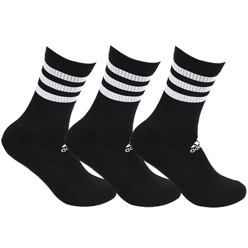 아디다스 농구양말 스포츠양말 크루삭스 중목양말 쿠션크루양말 패션양말 단목양말, M