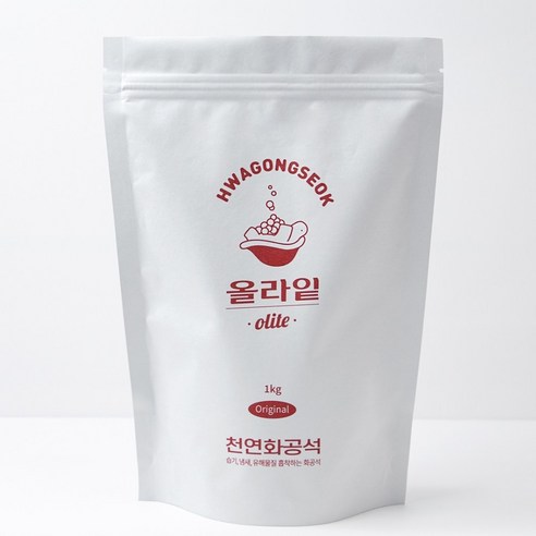 올라잍 천연화공석 반영구 탈취제 제습제 냄새제거 화공석 올라잍 제습탈취제, 3KG+편백오일 패키지, 1개