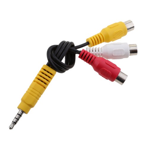 텔레비전을 위한 3개의 RCA 항구 접합기 코드에 연결관 케이블 3.5mm, 설명, 멀티, 설명