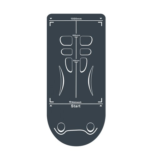 운동의 완벽한 동반자, Mainwork ab 슬라이드 매트