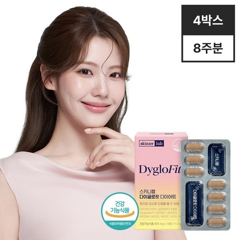 스키니랩 다이글로핏 다이어트, 14정, 4개