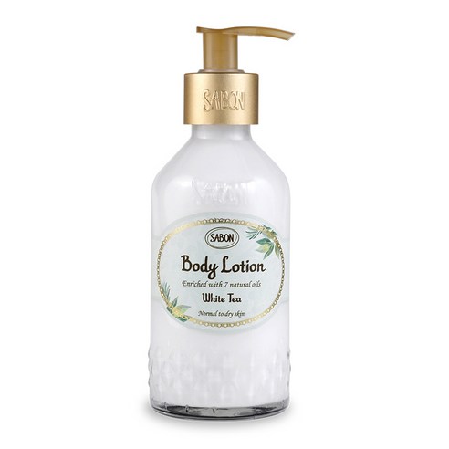 SABON 사봉 바디로션 바틀 화이트티 200ml, 1개