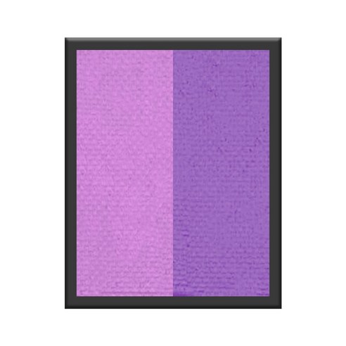 아트 지브러쉬 Art G brush 아트마스크 페이스 바디 페인팅 물감 듀얼 팔레트 미술 특수 분장 물감 듀얼 팔레트 형광 파스텔 2색 10g(라일락 파스텔 퍼플)