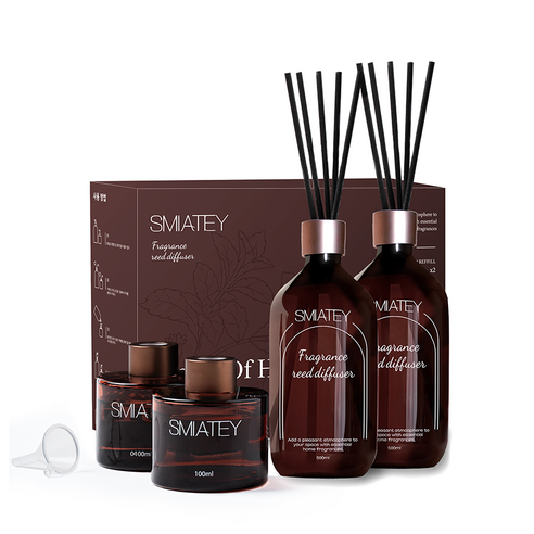 스미어티 프리미엄 클래식 대용량 디퓨저 선물세트, 2개, 블랙 체리, 500ml