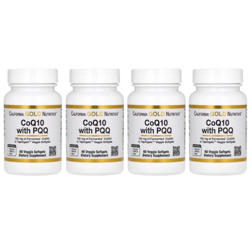 캘리포니아 골드 뉴트리션 코큐텐 100mg California Gold Nutrition CoQ10 100mg, 60정, 2개