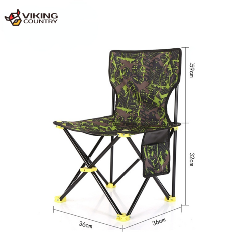 VIKING 캠핑의자 이지 카모플라주, 미디엄 그린 컬러