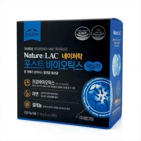팔레오 네이처락 포스트바이오틱스 패밀리 1박스 2g x 28포, 56g