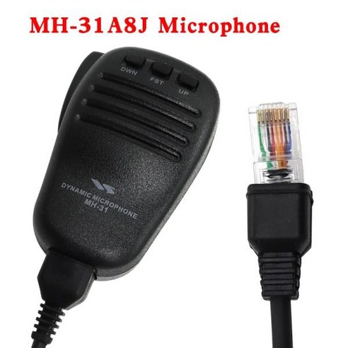 Yaesu 마이크 MH-31A8J 마이크 FT-817ND FT-857D FT-897D FT-450D FT-900/AT FT-818 FT-891 워키토키 MH-3, 1개