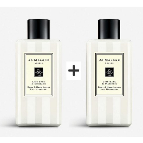 [1+1] 조말론 라임 바질 앤 만다린 바디 앤 핸드 로션 Lime Basil and Mandarin body & hand lotion 100ml x 2