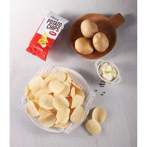 건강한 재료로 만든 맛있는 감자칩