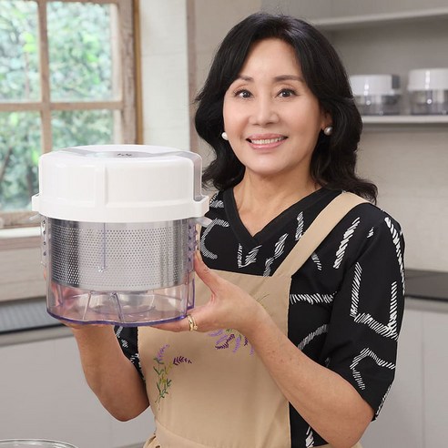 홍여진 하이로 빅스텐 매직짤순이 2.4L 1세트음식 채소 야채탈수기 수분제거 물짜기 유청분리기, 단품, 1개