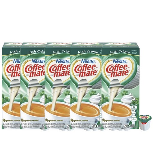 커피메이트 커피 크리머, 아이리쉬 크림, 250개입, 11ml