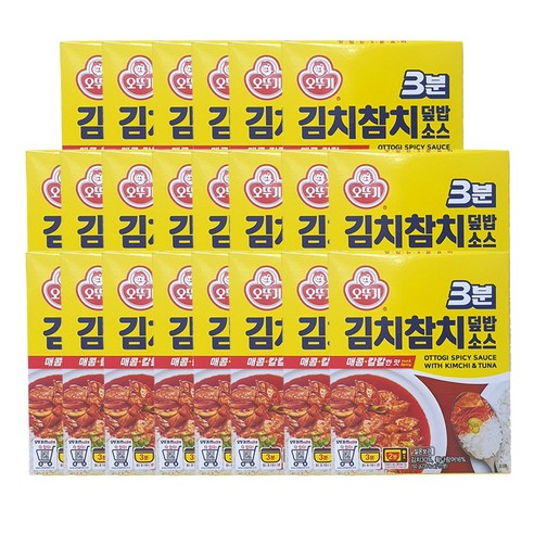 <올따옴> 오뚜기 3분 김치참치덮밥소스 150g x 22입, 22개