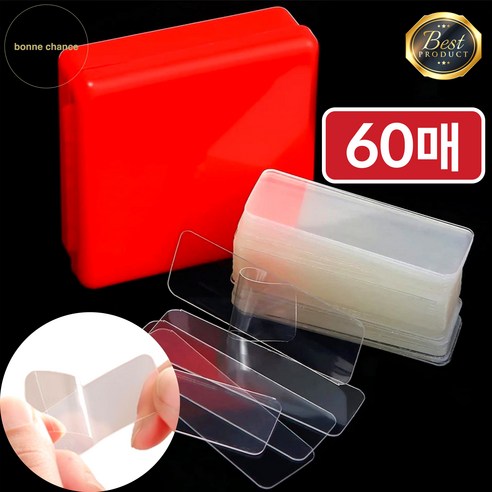 본느셩스 자국없는 초강력 양면테이프 나노 미니 60매, 1개