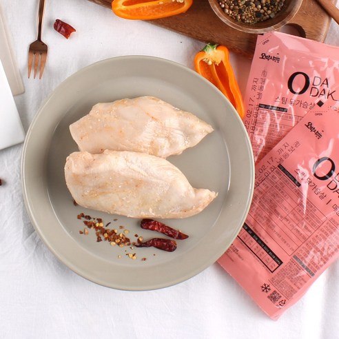 오다닭 스팀 저염 닭가슴살 3kg 모음 7종 헬스 저염분 식단관리, 100g, 30개 - 간편닭가슴살 | 쿠팡